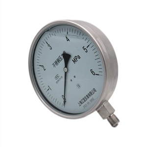 Boîtier en acier inoxydable résistant à la corrosion, connexion en laiton, fond avec jauge remplie de glycérine de haute qualité - Product Image 1