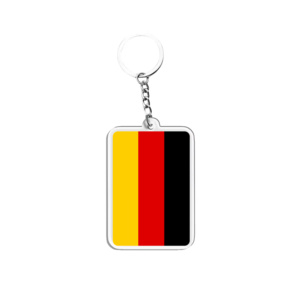 Porte-clés et pendentifs en acrylique, porte-clés lumineux, drapeaux allemands, accessoires pour fans de divers pays - Product Image 1