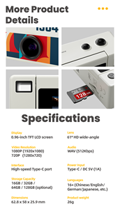 Mini caméra porte-clés G62, enregistrement HD 1080P, <span class=keywords><strong>enregistreur</strong></span> vidéo de poche compact portable, caméra rétro pour enfants - Product Image 2