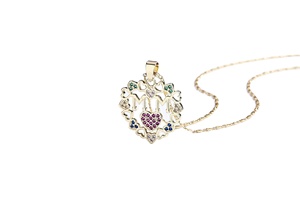 Conjunto de Joyería de Cadena de Eslabones de Latón de Moda Unisex para el Día de San Valentín, Accesorio de Boda y Compromiso con Collar de Aleación con Piedra de Zirconia - Product Image 4