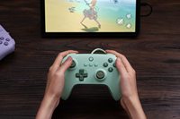 Controlador con cable 8Bitdo Ultimate C para Windows PC, Android, Steam Deck y Raspberry Pi Lilac Purple Field Green