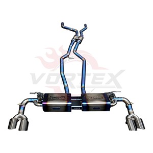 Vortex ท่อไอเสียรถแข่งโลหะผสมไททาเนียมน้ำหนักเบาสำหรับปอร์เช่คาเยนน์958 3.0T 3.6 4.8 4.8T - Product Image 1