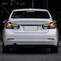 Luz Trasera LED RGB con Control por Aplicación, Compatible con BMW Serie 3 F30 F35, Estilo Escama de Dragón Secuencial, Accesorios para Auto, Proveedor de Fábrica