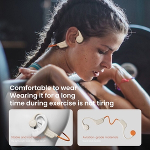 Écouteurs <span class=keywords><strong>sans</strong></span> <span class=keywords><strong>fil</strong></span> à conduction osseuse OEM personnalisés, oreillettes sportives à oreille ouverte TWS, étanches IP56 <span class=keywords><strong>avec</strong></span> mode double <span class=keywords><strong>MP3</strong></span> - Product Image 3