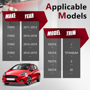 Frenzybro - Juego de 2 Brazos de Control Inferiores Delanteros con Rótula para Ford <span class=keywords><strong>Fiesta</strong></span> 2011-2019, Lado del Conductor y del Pasajero, CMS40194 CMS40195 - Product Image 2