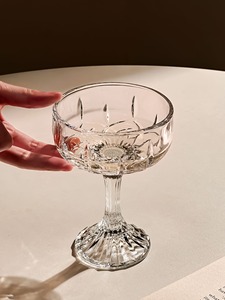 Elegante Set di Calici <span class=keywords><strong>in</strong></span> Cristallo Tagliato, Ciotole per Dessert <span class=keywords><strong>in</strong></span> <span class=keywords><strong>Vetro</strong></span> Trasparente con Stelo per Feste, Matrimoni e Esposizione <span class=keywords><strong>in</strong></span> Bar Domestici - Product Image 3