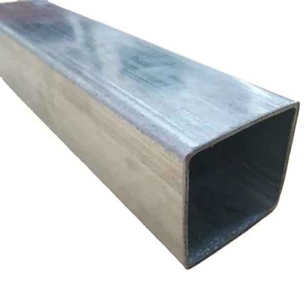 スクエアチューブ亜鉛メッキ溶接スクエアパイプボックスバー鉄パイプQ235B炭素鋼