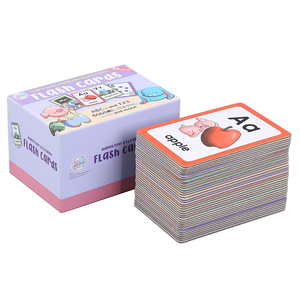 Custom printed educational flash cards for kids