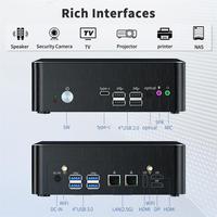 Venta caliente Mini Windows 11 Gaming PC con Intel Core I9 9880H 8-Core 16-Thread 64GB Dual LAN 16GB DDR4 RAM 1TB SSD MINIPC