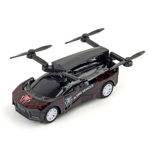 LASIVE TOYS Premium Diecast Pullback 1:64 Scale Low Altitude Flying Car Transforming Airplane Ornament Cartoon Alloy Model - Product Image 5