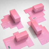 Boîte à parfum personnalisée, boîte cadeau cosmétique en papier, vente en gros, pliable, pour parfum, beauté, soins de la peau, maquillage, emballage pour petites entreprises