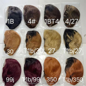 Cabello Humano 100% Original Color Jengibre para Peluca Pixie 13*4, Fabricado por Xuchang Eonian Hair Products Co. Ltd - Product Image 4