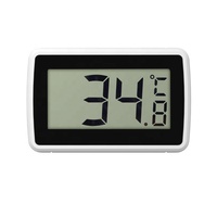 Termometer Kulkas Digital, Termometer Kulkas Digital Magnetik dengan Dudukan Dapat Ditarik dan Dudukan Gantung