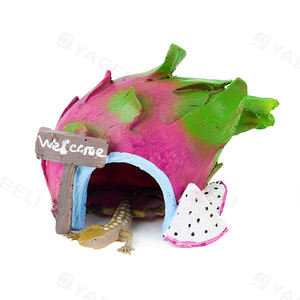 Bureau étanche coloré lézard cachette gecko <span class=keywords><strong>caméléon</strong></span> résine cachette grotte pour reptiles - Product Image 4
