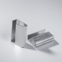 Clip de cerclage en acier en gros baguage joint ouvert clips de sangle de boucle d'emballage pour une utilisation manuelle de 1/2 "de largeur