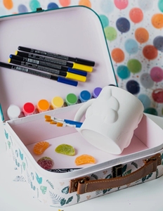 Kit de <span class=keywords><strong>Taza</strong></span> de Cerámica para Pintar con Diseño de Reno, <span class=keywords><strong>Taza</strong></span> de Cerámica en Blanco para Pintar uno Mismo, Kits de Pintura de Cerámica - Product Image 5