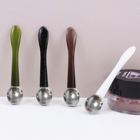 Applicateur à rouleau pour crème contour des yeux, spatule-cuillère cosmétique en plastique pour le visage, applicateur de crème pour le visage, bâton de massage pour crème contour des yeux