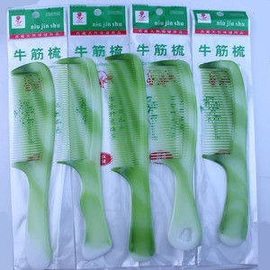 Peigne en plastique vert en forme <span class=keywords><strong>de</strong></span> tendon <span class=keywords><strong>de</strong></span> bœuf, anti-pliage, pour coiffure <span class=keywords><strong>de</strong></span> <span class=keywords><strong>rue</strong></span>, style vietnamien - Product Image 1
