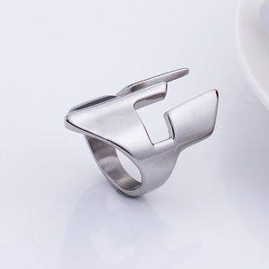 Nuevo diseño de anillos de acero inoxidable, retro especial casco espartano Gladiador caballo anillo de <span class=keywords><strong>hombre</strong></span>/ - Product Image 3