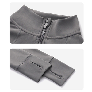 Tops activos <span class=keywords><strong>de</strong></span> otoño e invierno, <span class=keywords><strong>chaqueta</strong></span> <span class=keywords><strong>de</strong></span> Fitness <span class=keywords><strong>para</strong></span> Yoga y correr con cremallera <span class=keywords><strong>de</strong></span> manga larga gruesa <span class=keywords><strong>de</strong></span> nailon cálido <span class=keywords><strong>para</strong></span> <span class=keywords><strong>trajes</strong></span> ecuestres - Product Image 5