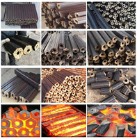 Machine automatique haute pression pour briquettes de sciure de bois, biomasse, coques de riz et déchets de bois pour la fabrication de charbon de bois