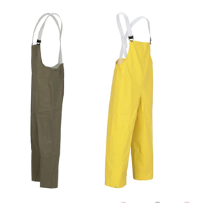 Combinaison <span class=keywords><strong>de</strong></span> pluie personnalisée <span class=keywords><strong>de</strong></span> haute qualité, vert olive/jaune, imperméable et résistante à <span class=keywords><strong>l</strong></span>'huile, résistante aux flammes - Product Image 2