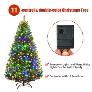 Arbre de Noël Artificiel de 180 cm (6 pieds) en Gros, Charnières Faciles à Assembler, Base Métallique Durable pour Décoration Commerciale - Product Image 4