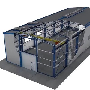 Cobertizos Modulares de Acero para Almacenes y Salas de Exhibición de Autos, Estructuras Prefabricadas de Acero para Estacionamientos, Diseño Moderno, Origen Shandong - Product Image 1