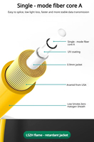 Cordons de raccordement en fibre optique monomode LC-LC-SC/LC-ST/LC-FC de qualité professionnelle, pigtails et jumpers optiques 10 Gigabit fabriqués en Chine