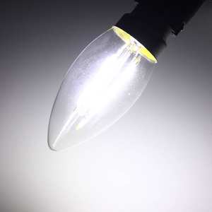 <span class=keywords><strong>Ampoule</strong></span> LED B22 Base à baïonnette 2W 4W 6W <span class=keywords><strong>Ampoule</strong></span> à filament Edison 220V C35 Lampe LED en forme de bougie pour éclairage de lustre en cristal - Product Image 3