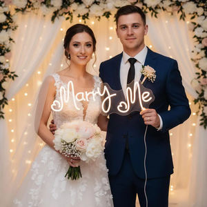 Letreros LED de Neón al por Mayor, ¿Te Casarías Conmigo?, Letrero LED de Neón Personalizado, Letrero de Neón Acrílico con Logotipo Personalizado - Product Image 4