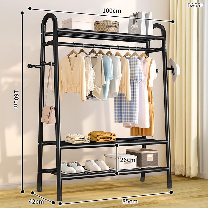 100CM [Negro] Gancho de doble cara de triple capa