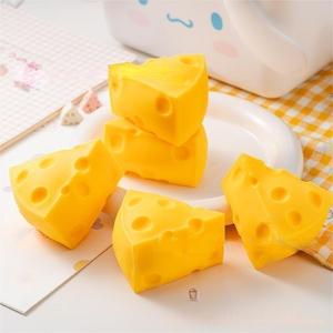Rompecabezas para niños dibujos animados lindo queso juguetes blandos suave descompresión catártica juguetes para apretar rebote lento Squishes juguete regalo de promoción - Product Image 2