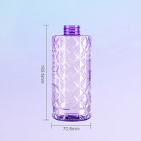 Offre Spéciale – Bouteille en Plastique PET Cylindrique Transparente Mate de 1 Litre (1000 ml) pour Shampoing, Gel Douche et Lait Corporel – Emballage Luxe