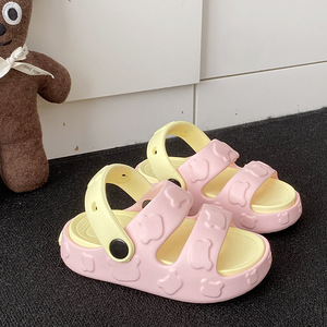 Nouvelles chaussures à enfiler pour enfants en EVA - Imperméables, respirantes, tongs de style dessin animé avec semelles épaisses et design mignon - Product Image 6