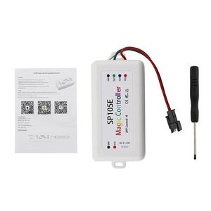 Sp105e cho Bluetooth giao hưởng ws2811/2812b đầy đủ màu sắc LED Strip ánh sáng 5 đến 24V điều khiển từ xa Dimmer với chạy ứng dụng điều khiển - Product Image 2