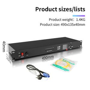 Expansor de Red DMX Artnet de 8 Vías AICPOSE, 4096 Canales, Convertidor DMX512 Art Net, Controlador de Luces de Escenario - Product Image 6