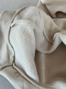 Combinaison pour bébé, bébé, enfant en bas âge, à manches longues, à boutons-pression, unisexe, nouveau-né, vêtements pour enfants, OEM ODM, motif uni, hiver - Product Image 5