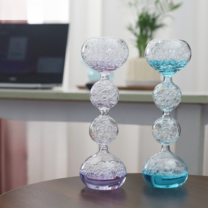 Accessoire de streaming ASMR <span class=keywords><strong>pour</strong></span> streamer, aide au sommeil et anti-stress, <span class=keywords><strong>pour</strong></span> diffusion <span class=keywords><strong>en</strong></span> direct, avec bulles colorées et grande horloge à sable <span class=keywords><strong>en</strong></span> <span class=keywords><strong>verre</strong></span> - Product Image 4