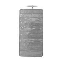 Organisateur de bijoux pliable en tissu pour salon - Bac de rangement moderne