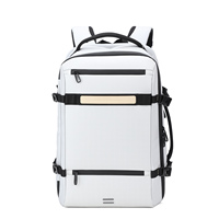Sac à dos pour ordinateur portable imperméable antivol avec fermeture éclair, multifonctionnel, pour les voyages d'affaires, écologique, grande capacité, logo personnalisé
