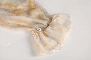 Holya nuova moda Chiffon Casual floreale <span class=keywords><strong>giovane</strong></span> donna Oversize Maxi lungo abito intero - Product Image 4