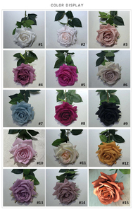 Rose artificielle W-A0019 au toucher réel, rose artificielle de haute qualité, rose artificielle Alice, rose artificielle <span class=keywords><strong>Louis</strong></span> pour la décoration de mariage - Product Image 4