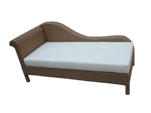Patio giardino esterno mobili di lusso in alluminio corda lettini esterno <span class=keywords><strong>mare</strong></span> giorno letto spiaggia lettini rotondi con cuscino - Product Image 4