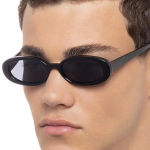 Occhiali da sole taglie Custom anni '90 occhiali da sole ovali leggeri acetato di alta qualità - Product Image 6