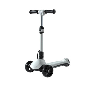 Trottinette électrique à trois roues pour enfants, pliable, avec frein à main, moteur sans balais, longue autonomie - Product Image 1