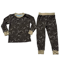 Tenues assorties Maman et Moi : Sweat-shirt à manches longues et demi-zip, pantalon évasé à volants, ensemble 2 pièces, survêtement familial assorti