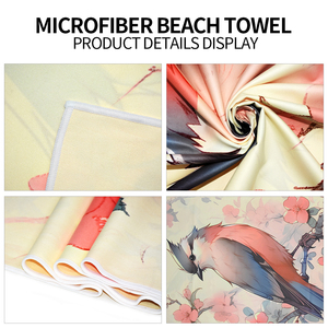 <span class=keywords><strong>Serviette</strong></span> de plage en microfibre à impression double face personnalisée, séchage rapide, légère, super absorbante, sans sable, <span class=keywords><strong>serviette</strong></span> de voyage - Product Image 2