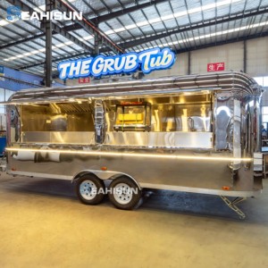 <b>Concession</b> Vending Mobile Kitchen Outdoor Street Coffee Street BBQ Food Cart Hot Dog <b>Trailer</b> Kiosk Snack Ice Food Truck - Product Image 3