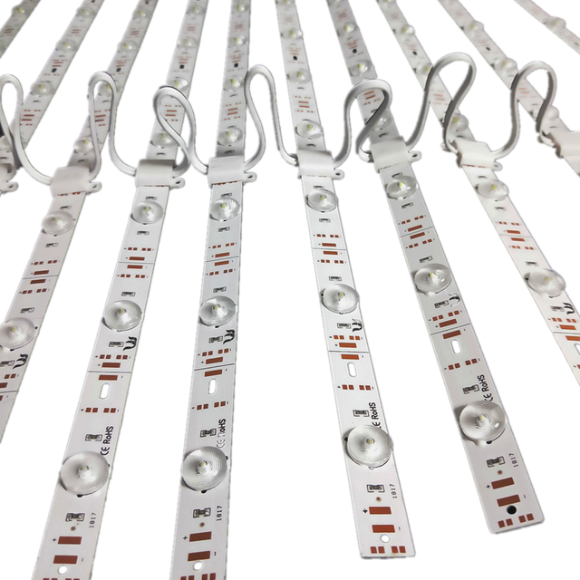 Aluminium SMD 3030 2835 12LEDs/M DC 12V / 24V Diffuse Reflection Backlit LED Rigid Bar Strips for Advertising Display